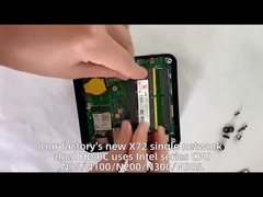 جهاز كمبيوتر محمول صغير من نوع إنتل DDR4 مع مروحة تبريد واي فاي HD مزدوجة تدعم شاشة 4K