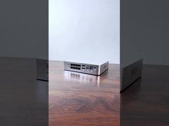 معالج Intel Core i7-8705G مع 8 منافذ LAN و 2 HDMI و 1 DC وذاكرة وصول عشوائي DDR4 بسعة 64 جيجابايت، حاسوب صغير صناعي