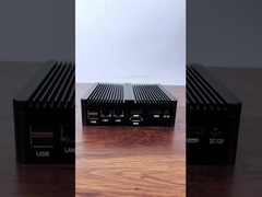 كمبيوتر صناعي بمعالج Intel Celeron J6412 مع منفذي إيثرنت ومنفذي COM مزدوجين وذاكرة وصول عشوائي DDR4 سعة 16 جيجابايت