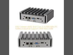 كمبيوتر صغير بدون مروحة: Celeron J6412 i5-6200U OEM ODM
