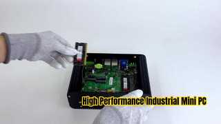 معالج Intel Core i7 8650U كمبيوتر صناعي مزود بـ 6 COM 2 LAN 14 GPIO