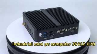 كمبيوتر صناعي X30G Intel Celeron J6412 مزود بشبكة LAN مزدوجة وCOM