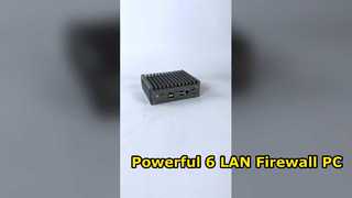 كمبيوتر صغير الحجم بمعالج Intel N100 مع 6 LAN 1 HD-MI 1 DP