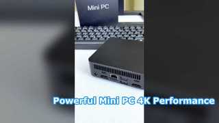 كمبيوتر صغير بمعالج Intel N250 مزود بمنفذ جيجابت إيثرنت 1HD-MI 1Type-C للمكتب المنزلي والألعاب