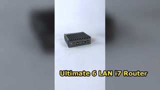 راوتر ناعم بمعالج Intel Celeron J6412 مع 6 Lan 1 HD-MI 1 DP