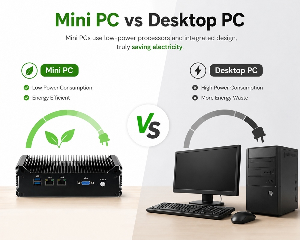 أحدث مدونات الشركة حول Does A Mini PC Really Save Electricity A One Year Power Cost Comparison