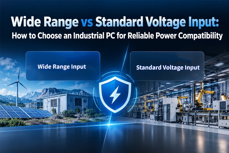أحدث مدونات الشركة حول Wide Range vs Standard Voltage Input: How to Choose an Industrial PC for Reliable Power Compatibility