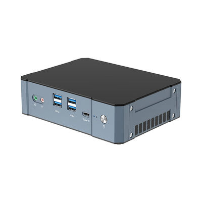 شراء DDR5 المكتب المنزلي ميني الكمبيوتر مع المروحة مزدوج LAN 4 شاشة عرض 2 M.2 SSD سطح المكتب online manufacture