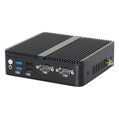 شراء J6412 N100 معالج ميني كمبيوتر بدون مروحة DDR4 مزدوج LAN مزدوج COM RS232 ثلاثي الشاشة online manufacture