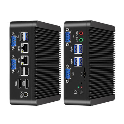 شراء إنتل سيليرون J4125 كمبيوتر صناعي مع شبكة LAN مزدوجة 4 COM DDR4 8GB و لينكس online manufacture