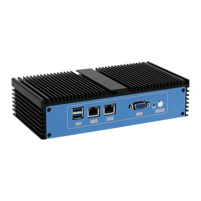 شراء إنتل 3865U سيليرون ميني جهاز جهاز كمبيوتر مع ثمانية إيثيرنت DDR4 16GB ذاكرة الوصول العشوائي التبريد بدون مروحة تصنيع عبر الإنترنت