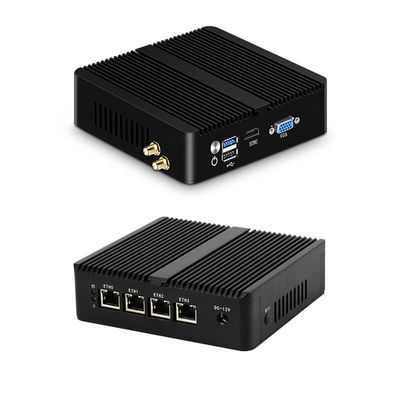 شراء Fanless Firewall Mini PC Router With Celeron N2830 DDR3 8GB RAM Aluminum Chassis online manufacture
