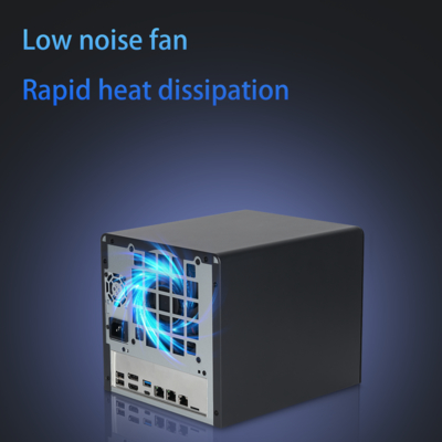 شراء خادم NAS N100 6-Bay واجهة مضيف NAS حاوية تخزين متصلة بالشبكة online manufacture