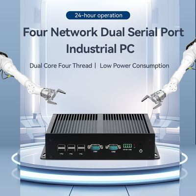 شراء Intel Core I7-6500U Processor With Four LAN and Dual COMs  Industrial Mini PC تصنيع عبر الإنترنت