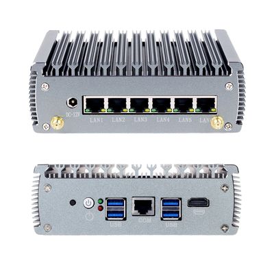 شراء جهاز كمبيوتر إنتل Celeron J6412 مع ستة LAN واحد COM و 4 USB ميني كمبيوتر تصنيع عبر الإنترنت