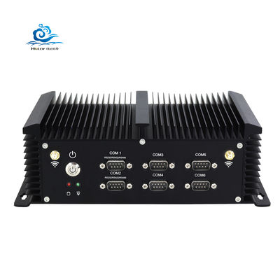 شراء جهاز كمبيوتر متضمن بدون مروحة ذو تصنيف Intel Core i5-4200U Industrial Mini PC مع 6*RS232 RS422 RS485 8*USB و IP68 تصنيع عبر الإنترنت