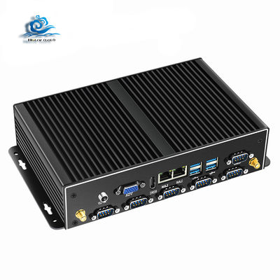شراء حاسوب صناعي بدون مروحة مع 6 * RS232 / 485 و 8 * منافذ USB مع معالج Intel Core i5 4200U تصنيع عبر الإنترنت
