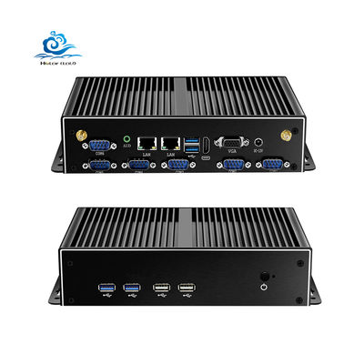 شراء كمبيوتر صناعي بدون مروحة Pen-tium 3805U مع 6 منافذ USB ومنافذ تسلسلية RS232 كمبيوتر مدمج مدمج تصنيع عبر الإنترنت