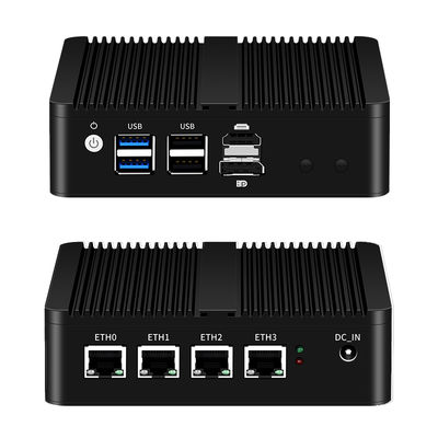 شراء معالج سيليرون N5105 مع أربعة منافذ LAN و 1HDMI و 1DP كمبيوتر صغير للشبكات تصنيع عبر الإنترنت