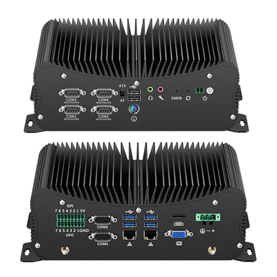 شراء معالج Intel Core i7 8650U كمبيوتر صناعي مزود بـ 6 COM 2 LAN 14 GPIO تصنيع عبر الإنترنت