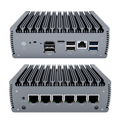 يشتري Intel Celeron J6412 المعالج جهاز توجيه ناعم مع 6 Lan 1 HD-MI 1 DP تصنيع عبر الإنترنت