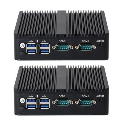 يشتري إنتل سيليرون J6412 كمبيوتر صناعي صغير 4 Core 4 Thread مع LAN مزدوج COM مزدوج تصنيع عبر الإنترنت