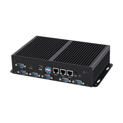 كمبيوتر صناعي صغير بدون مروحة Intel Core Series المعالج 1115G4 3LAN 6COM ذاكرة الوصول العشوائي DDR4