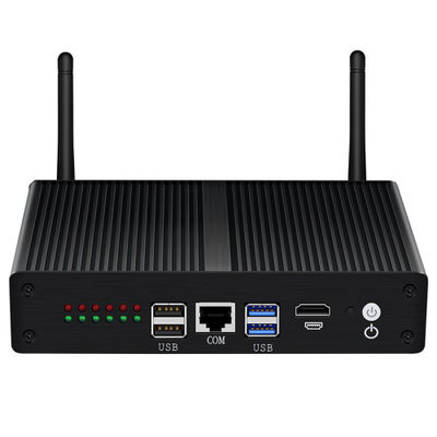 Intel Core I3 / I5 برنامج مكتب بدون مروحة راوتر 6 RJ45 LAN DDR3 8GB ذاكرة الوصول العشوائي