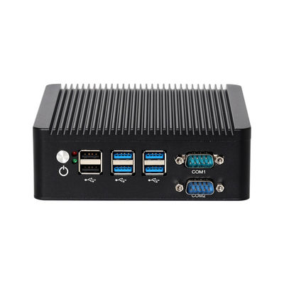 إنتل N5100 DDR4 16G كمبيوتر صناعي صغير لينكس مزدوج LAN 4COM لـ KIOSK Digital Signage