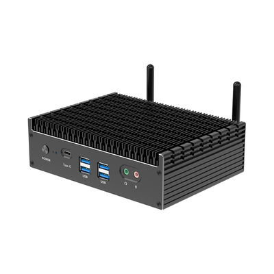 إثنائي إثنتر DDR4 بدون مروحة Intel Mini PC I5 I7 I9 الجيل الثاني عشر