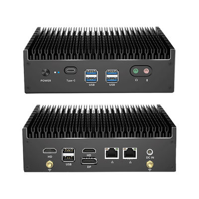 كمبيوتر ميني DDR4 مزدوج LAN مزدوج HDMI Intel الجيل الثاني عشر Core i3 i5 i7 كمبيوتر ميني