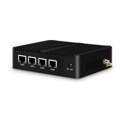 إنتل J1900 ميني بي سي جدار الحماية PFsense 4 جيجابيت LAN ويندوز 10 يدعم شاشة مزدوجة