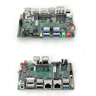 Intel Celeron J4125 N4000 المعالجات اللوحة الأم المصغرة DDR4 NANO 120mm x 120mm