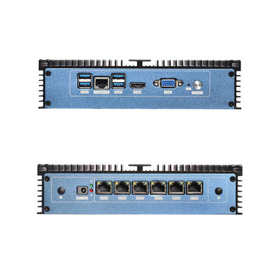 6 Intel i211 Ethernet Firewall كمبيوتر صغير مع معالجات Intel Pentium و Core Series