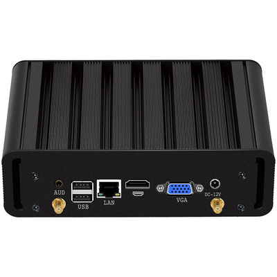 كمبيوتر صغير أسود من سلسلة Intel Core مع ذاكرة DDR3L Single LAN Fome Home Offoce