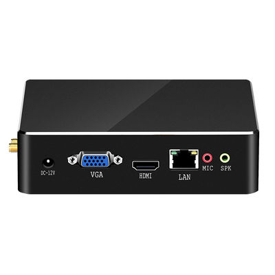 كمبيوتر صغير ذو أساس إنتل I5 7200U أسود مع DDR3L و 16GB ذاكرة الوصول العشوائي لشبكة LAN واحدة للمكتب