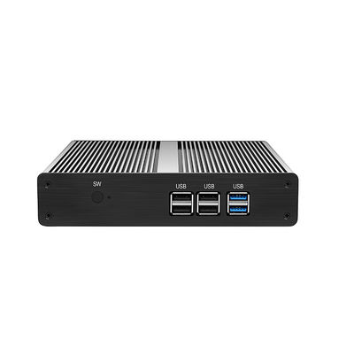 Intel Celeron Processor كمبيوتر صغير مع هيكل أسود DDR3 8GB ذاكرة الوصول العشوائي