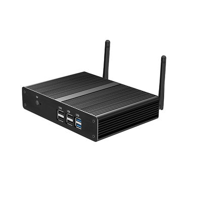 جهاز كمبيوتر إنتل ميني مع معالج سلسلة سيلرون منفذ HDMI مزدوج دعم شاشة HD