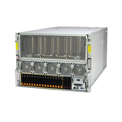 Supermicro SYS-821GE-TNHR 8 NVIDIA GPU H200 GPU مركز البيانات خادم الذكاء الاصطناعي المبرد بالهواء