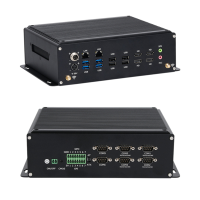 Intel Core i5-14450HX مع Ethernet مزدوج 4 COM كمبيوتر صناعي صغير