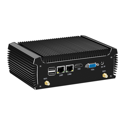 إنتل كور i3 8130U ميني بي سي 16 جيجابايت مع 6 USB 1 HD كمبيوتر صناعي بدون مروحة