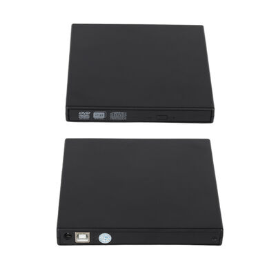 محرّق USB 2.0 خارجي متوافق مع أجهزة سطح المكتب وأجهزة الكمبيوتر المحمولة مثالية لتخزين الملفات تشغيل الفيديو و مشغل التعليم